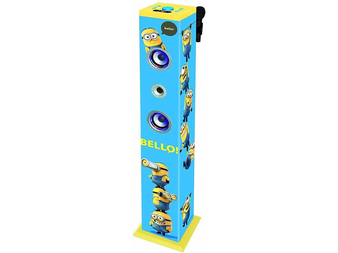 Torre de Som Karaoke LEXIBOOK Despicable Me Minions (40 W - Bluetooth)