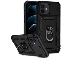 Capa Para Iphone 12 Pro - Suporte Deslizante Para Câmera