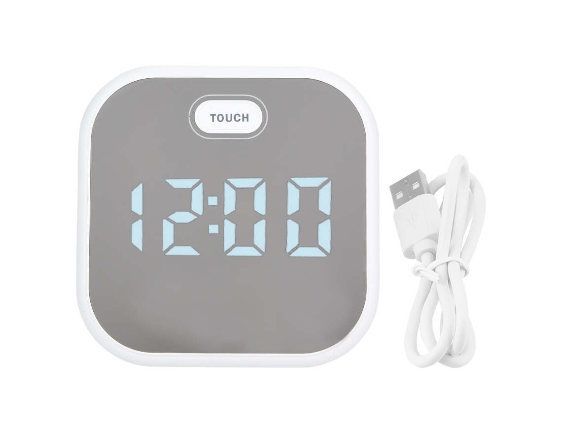 EIOORORRIY Despertador digital LED com luz de 7 cores para quarto