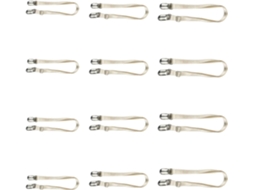 Conjunto De 12 Prendedores Metal Ajustáveis Para Tecido, Ideais Para Lençóis, Capas De Sofá E Outros Itens