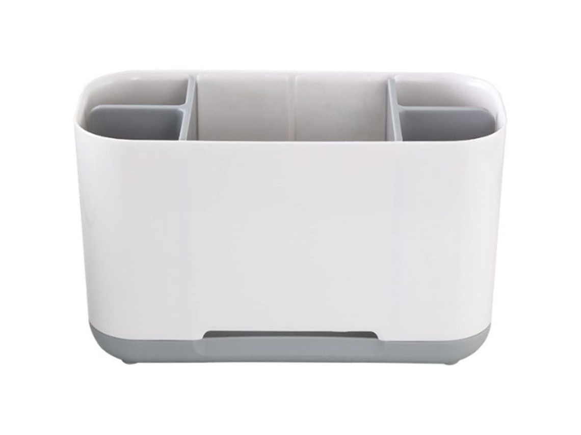 Suporte para Escova de Dentes Nova Line, com design de drenagem, cinza | S/MARCA