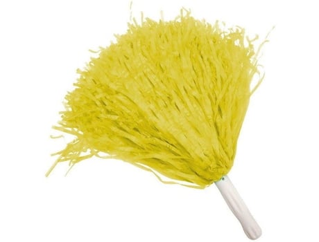 Adereços  Pom-Pom Amarelo 37Cm