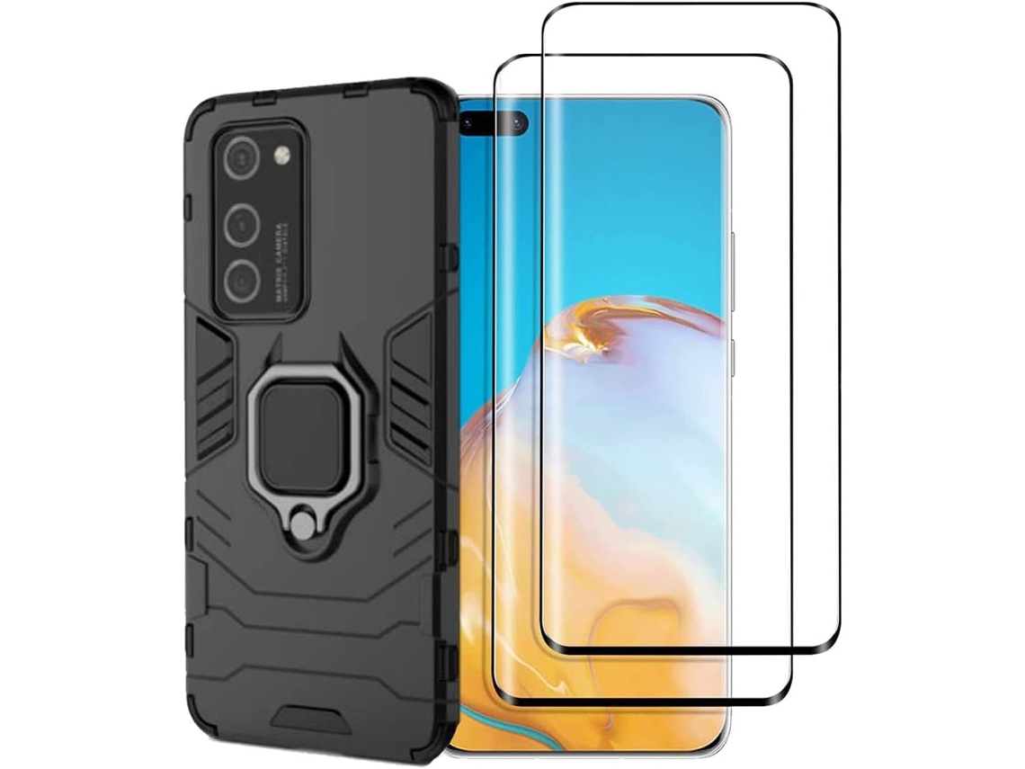 Película De Ecrã Ultra Anel Antiqueda Proteção Total Fácil Para Huawei Huawei P40 Pro/p40 Pro Plus Hongwe.