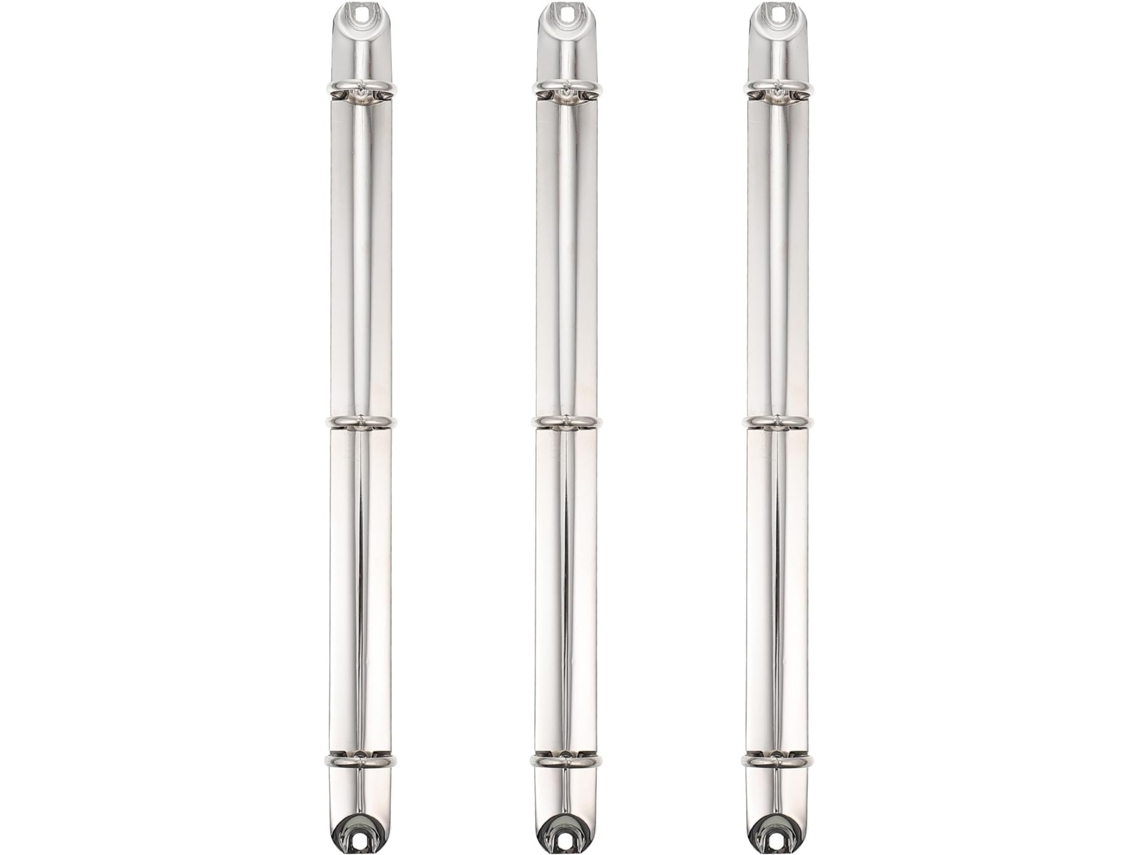 Conjunto de 3 anéis de corrente de metal Uonlytech A4 com 3 fios, ferramenta de corrente de metal para mesa
