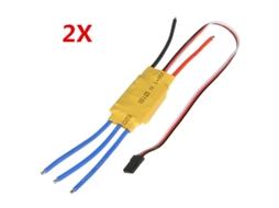 2 Unidades Xxd Hw30a 30a Motor Brushless Esc para Avião Quadricóptero MDUG