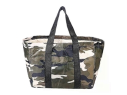 Bolsa Térmica Dobrável de Grande Capacidade com Gelo, Portátil, em Folha de Alumínio, para Piqueniques e Compras. GOKOCO