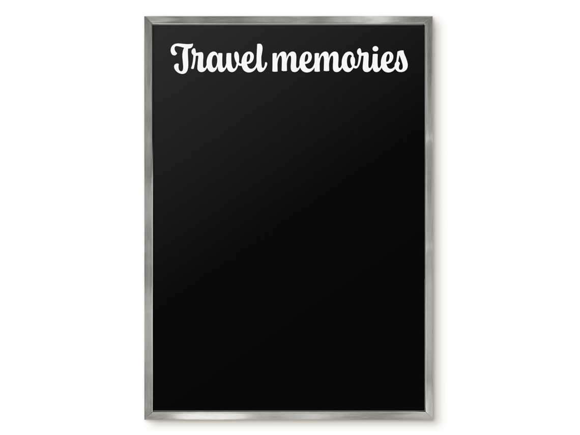 Magnetic Wall Board Travel Memories For The Office Espelharte (50x70 Cm)
