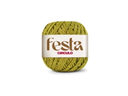 Fio De Crochet Circulo Festa 50g Ouro 7577