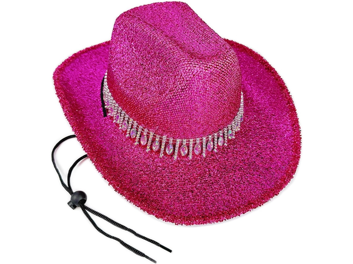 Chapéu De Caubói Com Cristais - Design Resistente E Versátil