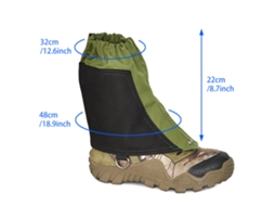 GAITERS de lona Business para caminhada e escalada, impermeáveis