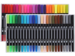 Marcadores De Aquarela, Marcadores De Ponta Dupla, Marcadores