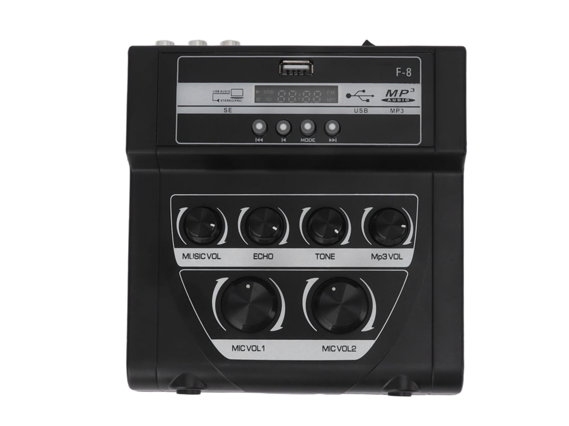 Mini Mixer Estéreo 4 Canais para CD, Telefone, Tablet, Computador S/MARCA
