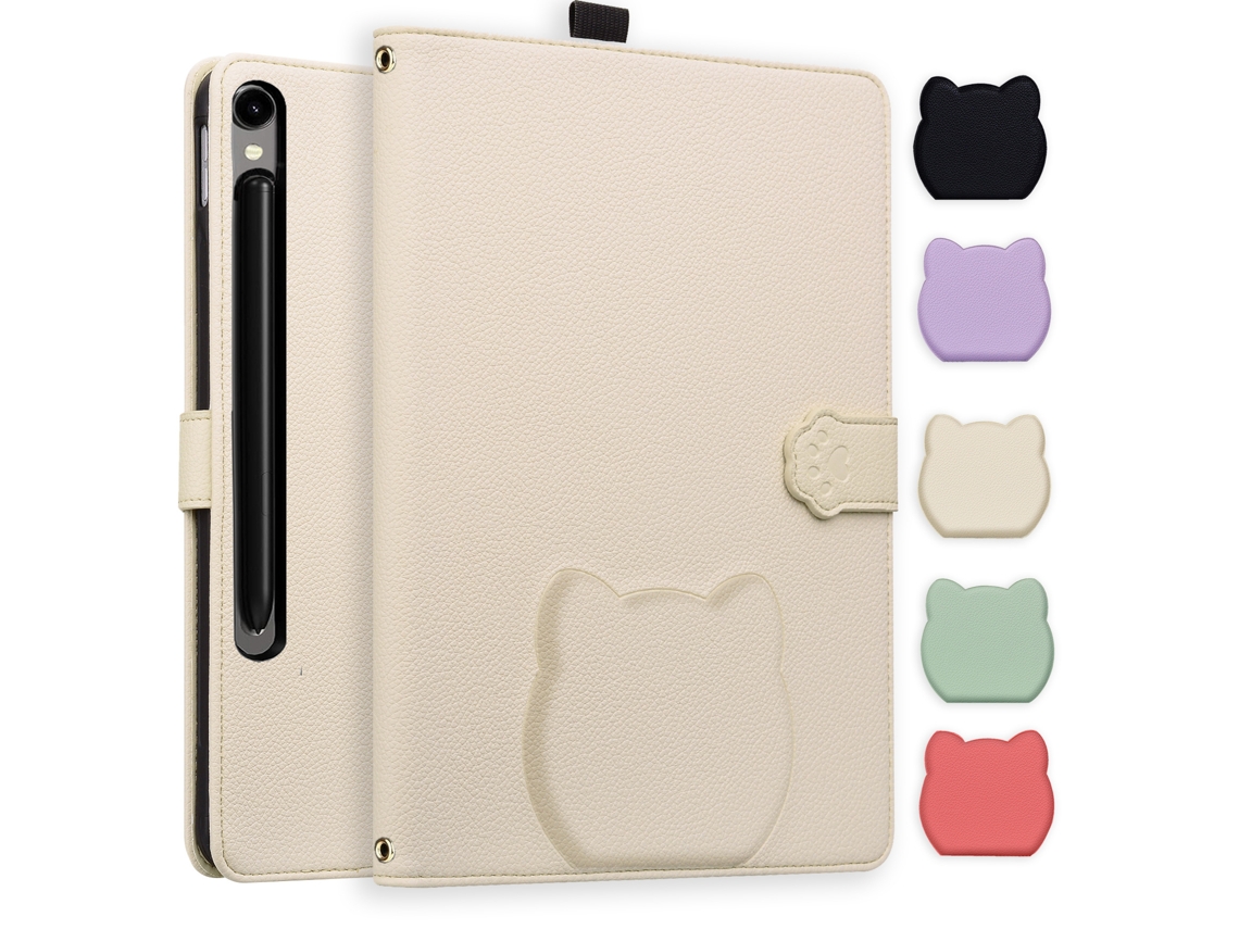 Capa Para Samsung Galaxy Tab S10 Fe Plus (13.1") Bege Cuich