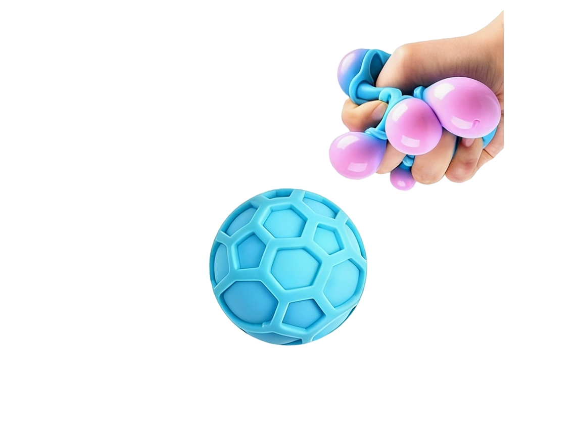 Bola Squeeze Azul Brincar Relaxar