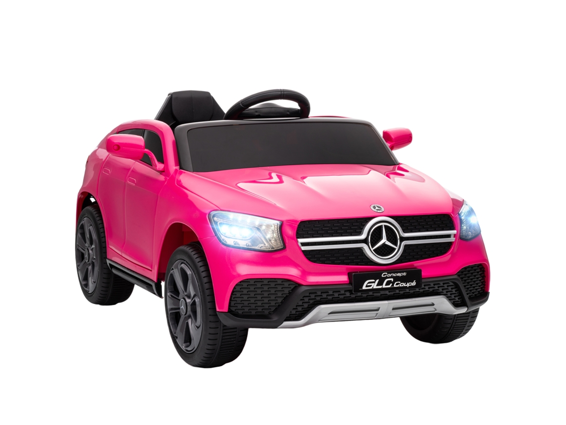 Carro Elétrico 12v, Controle, Led, Música, 3 Marchas, 3-6 Anos, Rosa