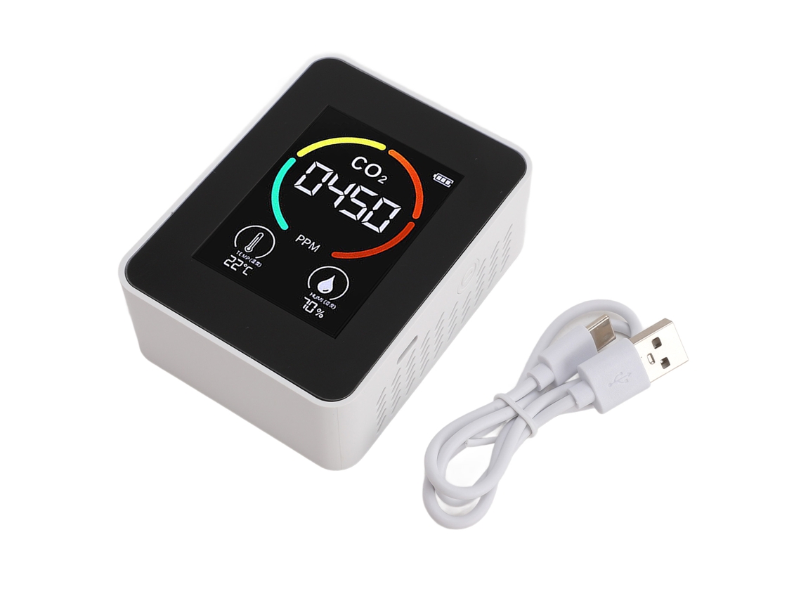 Detector De Qualidade Do Ar Portátil 3 Em 1
