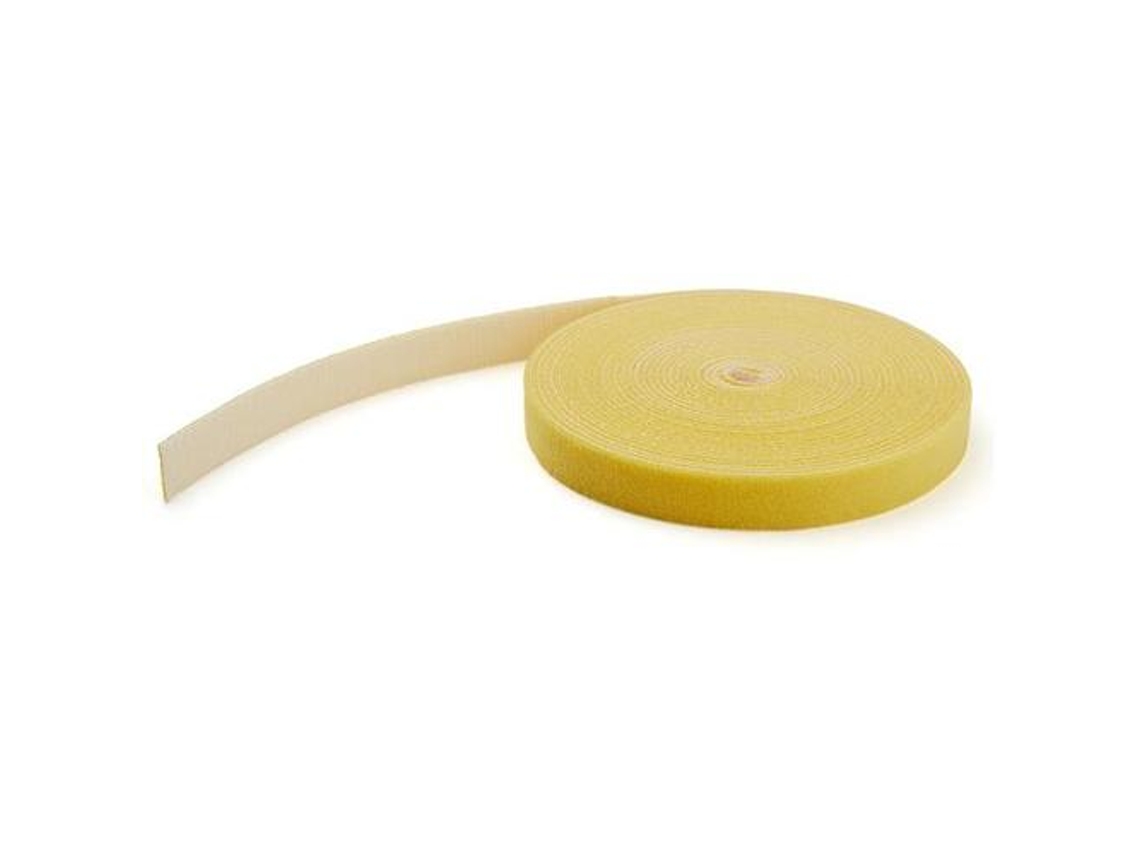 Startech.Com Hklp100Yw Tira para Atar Cabos Abraçadeira de Velcro para Cabos Amarelo 1 Unidades