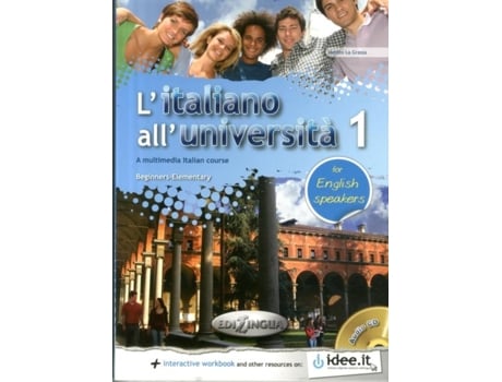 Livro Litaliano alluniversita 1 for English speakers de Matteo La Grassa (Inglês)