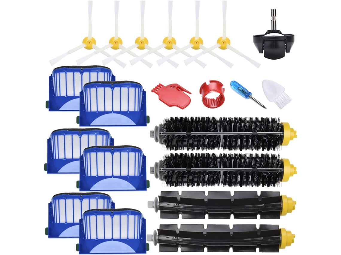 Kit De Peças De Reposição Para Irobot As Séries 600 694 675 655 680 /séries 500 595 585 Acessórios Aspirador Robô (21 Peças) Cuich