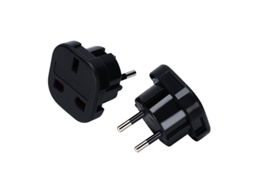 Pacote Com 2 Unidades, Adaptador De Tomada Britânica Para Francesa, Adaptador Britânico, Francês, Tipo G Para C, Compacto E Leve