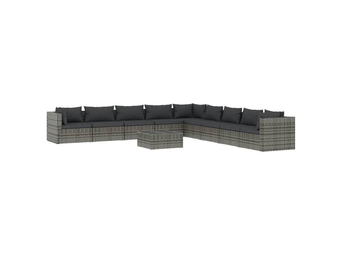 Garden Lounge Set, Garden Lounge Sets Vidaxl Cinzeto Rattan / Vime (n/a)
