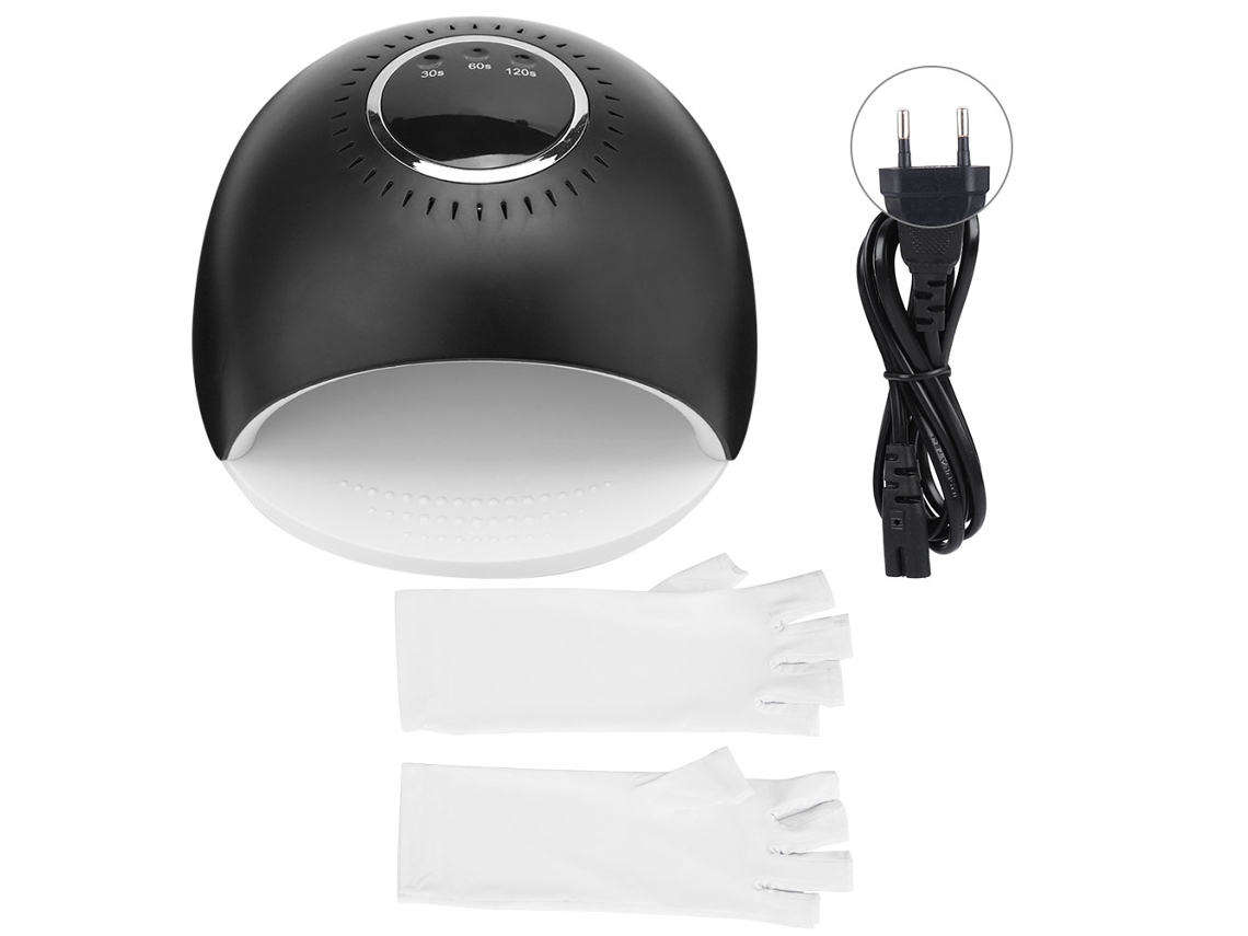 Lâmpada Led Uv De 84w Para Unhas, Secador De Esmalte, Ferramenta De Manicure Com Luvas