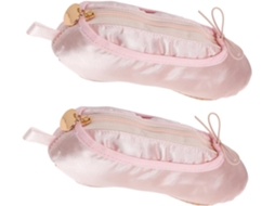 2 Unidades Estojo para Lápis de Cor em Rosa Compacto, 2 Unid, para Material Escolar CHABERLU