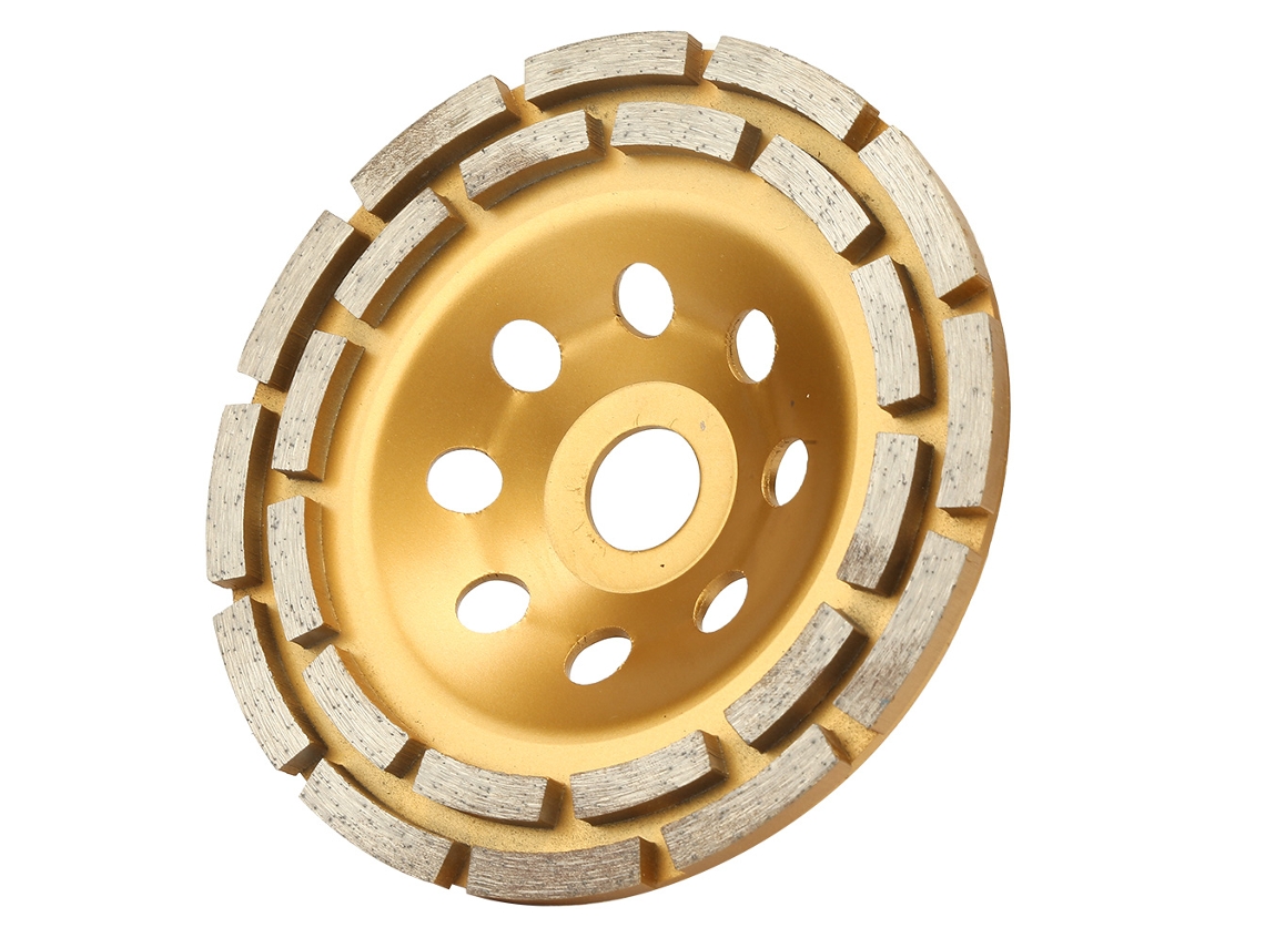 Disco De Corte E Esmerilhado De Diamante Em Copa Para Concreto Mármore Granito (150mm)