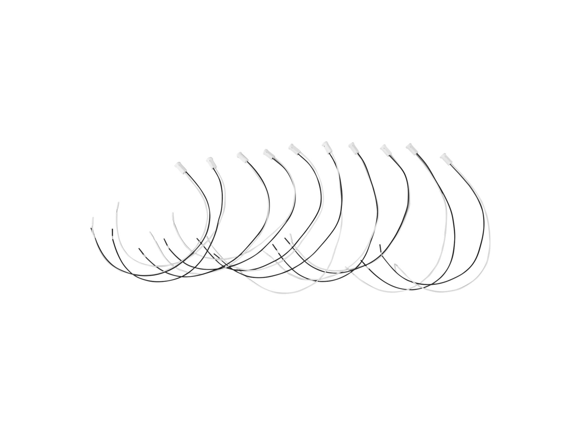 10pcs Tomada Lâmpada G4 Led Halógena 12v Fio 30cm