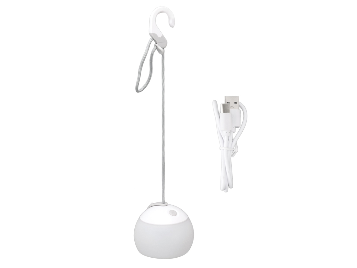 Luz de Acampamento Led Recarregável USB 3 Modos Quente para Teto e Exterior S/MARCA