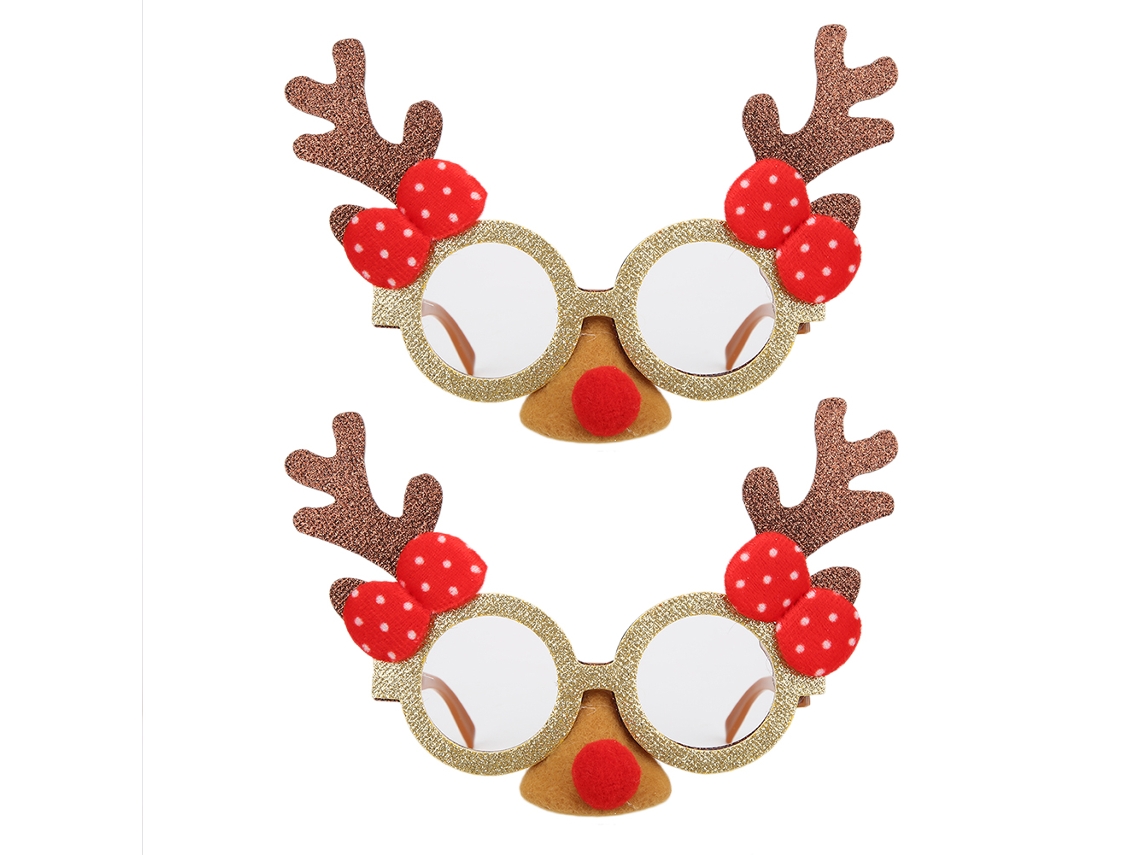 Óculos De Natal Laxiscreed Para Festas, Fotos, Decoração E Brinquedos Natalícios