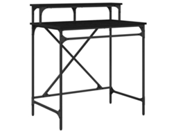 Mesa de Carvalho Preto 80x50x90 cm Madeira Processada MAISON EXCLUSIVE