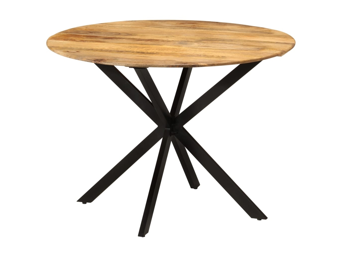 Dining Table, Dining Tables Vidaxl Marrom Madeira (ø 110 X 78 Cm)