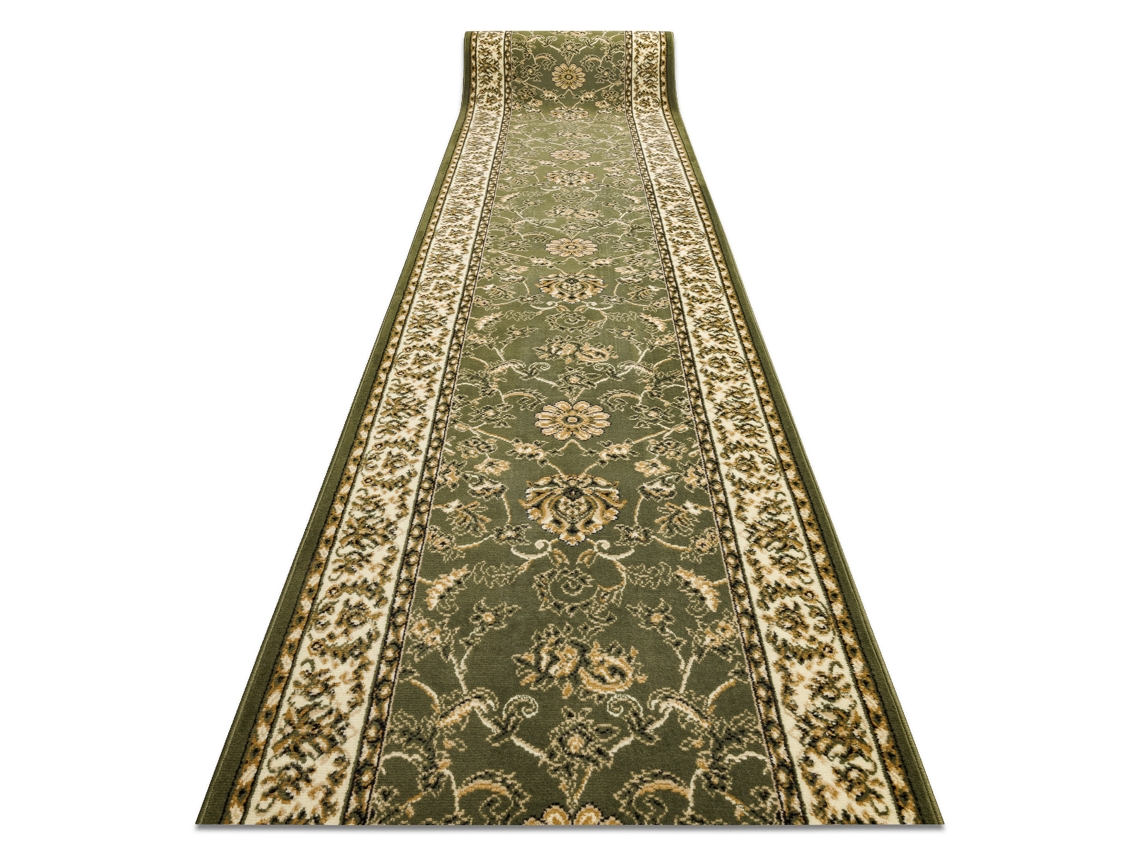 Passadeira Bcf Morad Klasyk Classic Castanho Verde Oliva 80 cm
