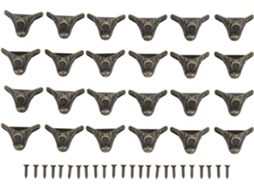 Conjunto De 24 Pés Para Caixas Joias Vintage, Protetores De Canto Em Liga Zinco Bronze Para Caixas Madeira, Ideal Para