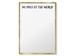Magnetic Board My Piece Of The World For The Living Room Espelharte (50x70 Cm)