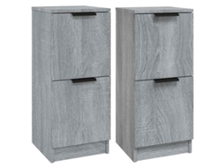 Sideboard, Sideboards Vidaxl Cinzeto Madeira Processada (n/a)
