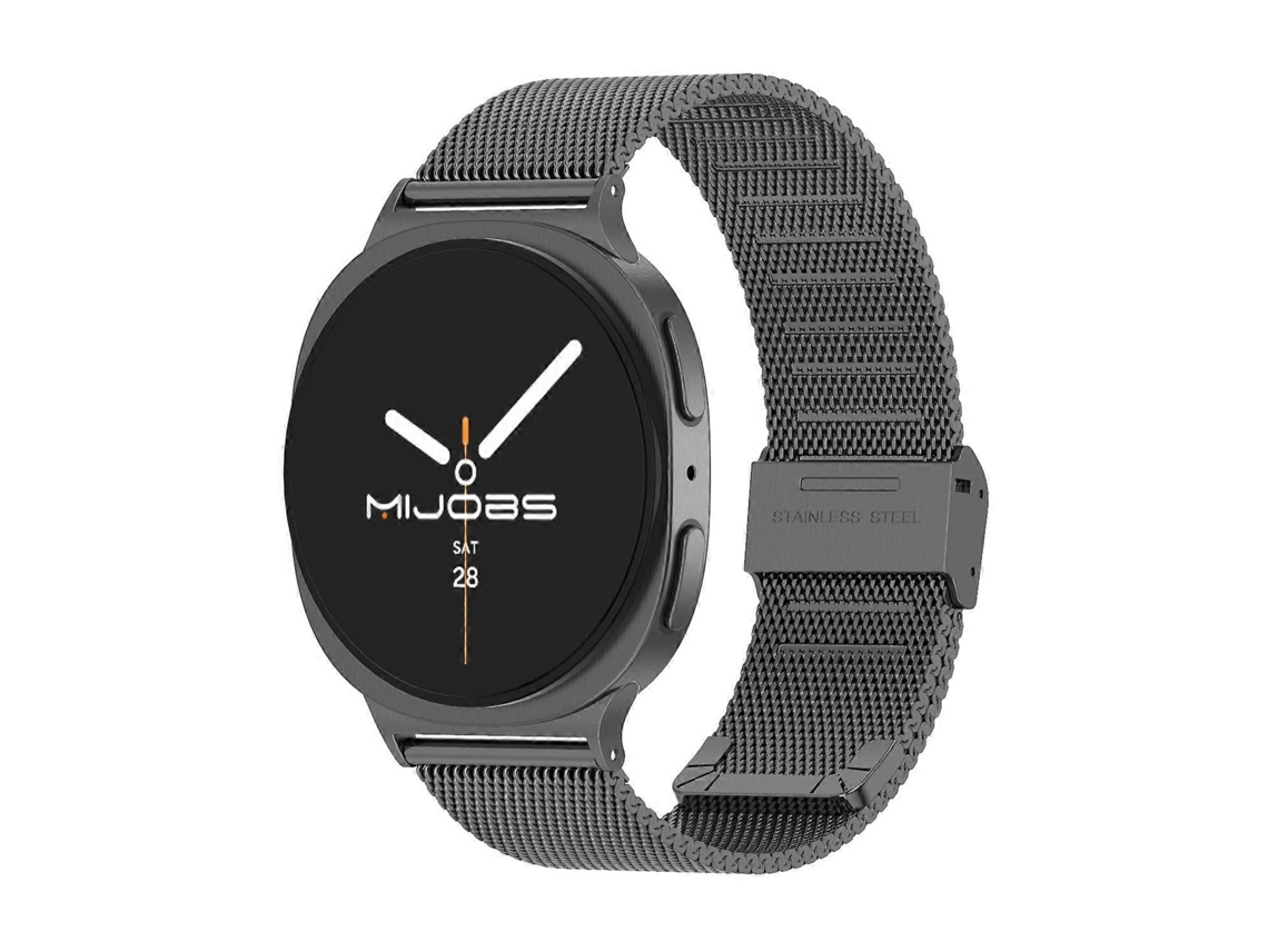 Pulseira De Metal Mijobs Milan Buckle Para Samsung Galaxy Watch8 / Watch8 Classic