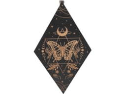 Decoração de Parede Boho para Casa e Salas Ioga. Arte Preta, Robusta Criativa, com Design CHABERLU