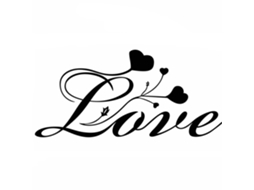 Laxiscreed Adesivo De Parede Love Pvc Impermeável Para Decoração De Interiores