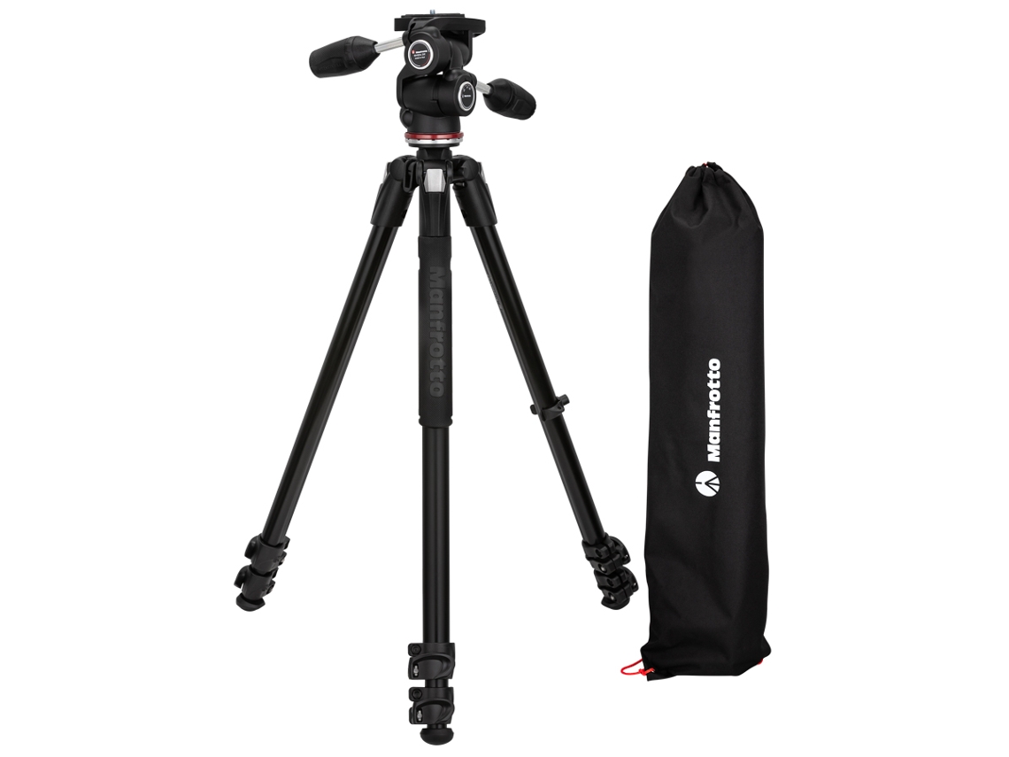 Tripé MANFROTTO Mk290Xta3-3W (3D Pan & Tilt - Altura Máxima: 171,5 cm - Alumínio)