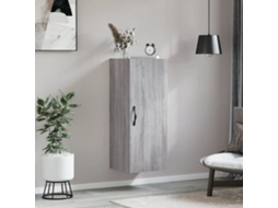 Vidaxl Armário De Parede 34,5x34x90 Cm Derivados Madeira Cinza Sonoma