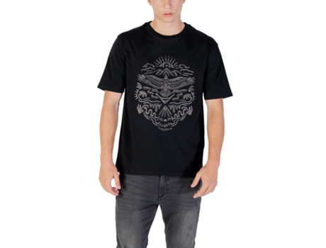 T-shirt De Homem Gianni Lupo Algodão Preto (2xl)