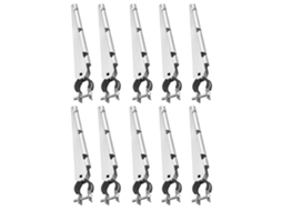 10 Pcs Extensores De Postes De Vedação Succebuy 375 Mm, Design De Suporte Em U