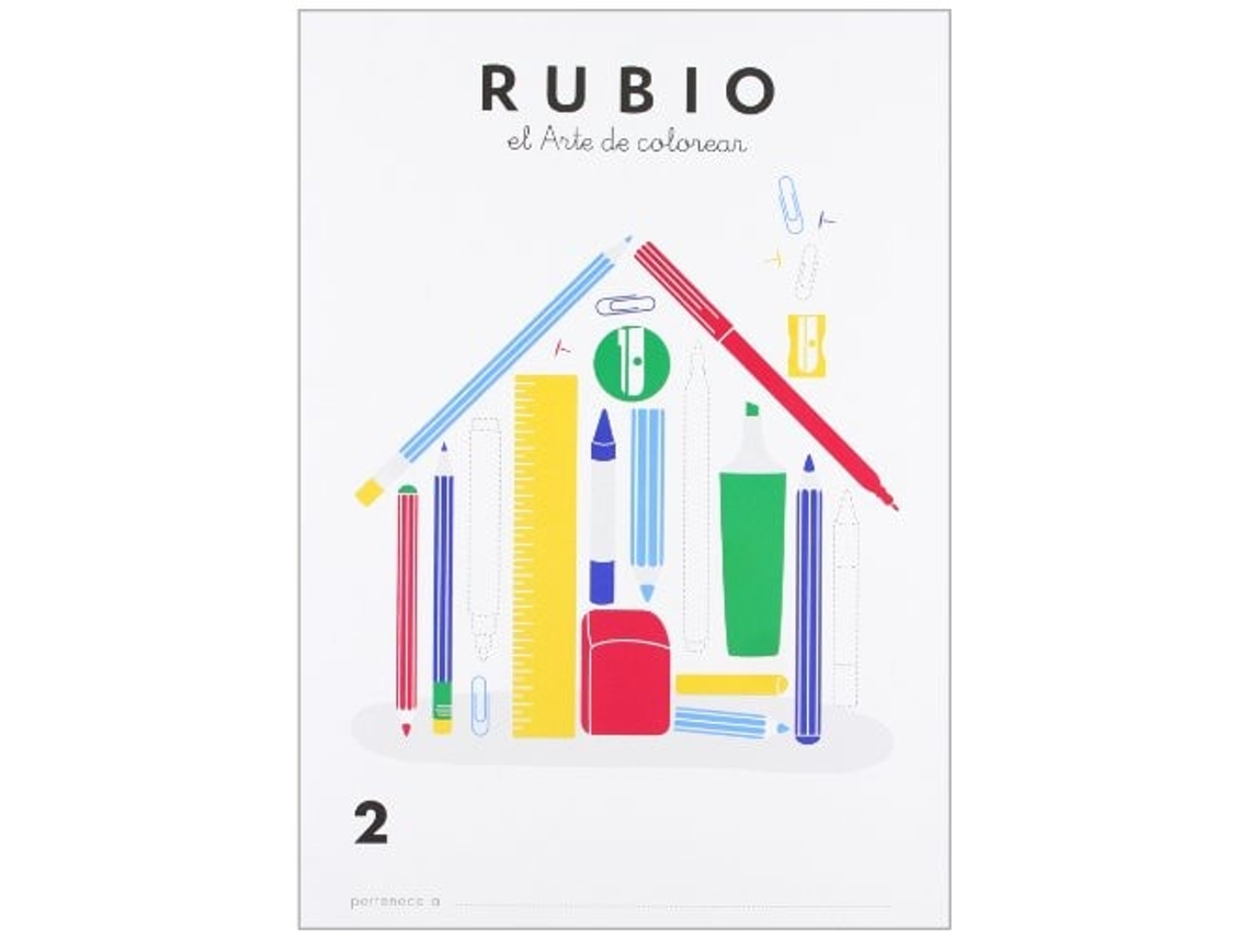 Livro Colorear Rubio 2 de Slu Enrique Rubio Polo (Espanhol)