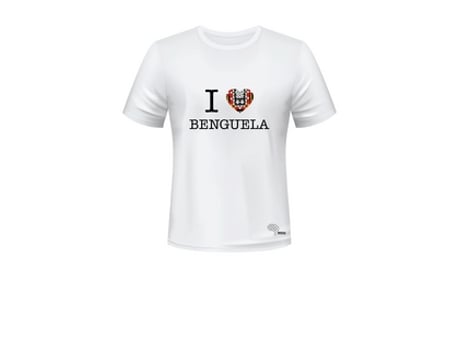 T-shirt Unissexo MESSU I Love Benguela XXL