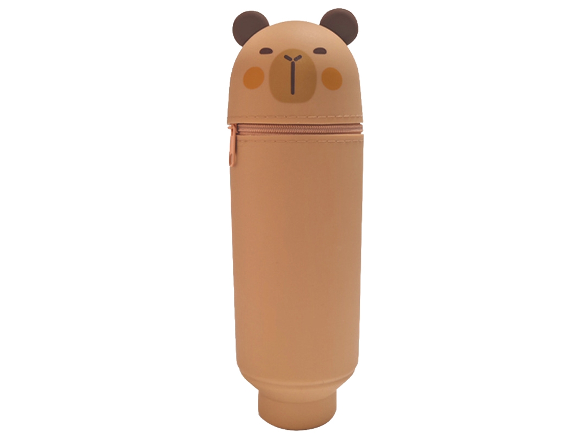 Laxiscreed Estojo De Silicone Com Desenho De Panda Para Lápis, Canetas E Material Escolar