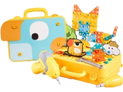 Bancada De Trabalho Para Jogos De Mesa Multifuncionais E Realistas | Oficina De Ferramentas Infantil Vayotoy