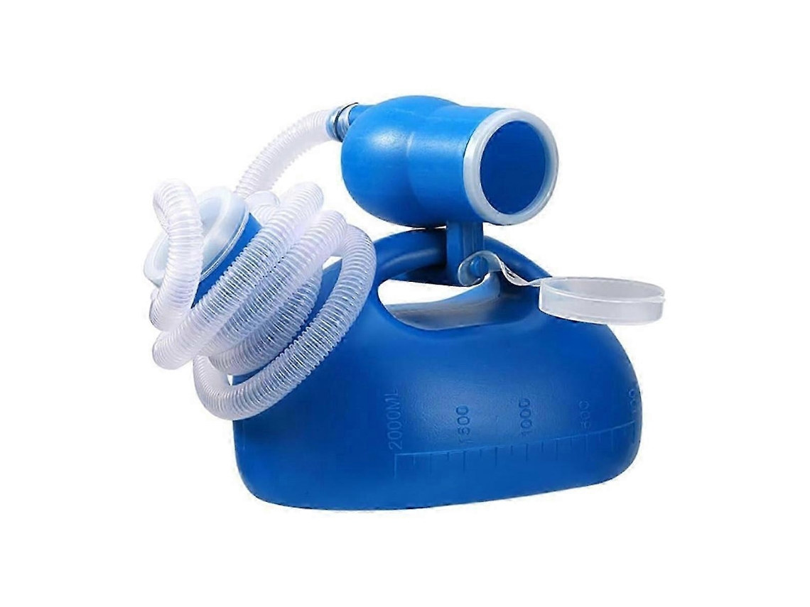 Urinol Portátil Para Homens E Mulheres, Com Capacidade De 2000ml, À Prova De Vazamentos E Com Tubo De 160cm (63 Polegadas).