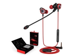 Fone de Ouvido Gamer com Microfone Duplo, Controle de Volume, Cabo de 1,4 m CHABERLU